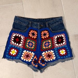 Farm Rio x Anthropologie Shorts- Size 28- Only Worn Once and Like New